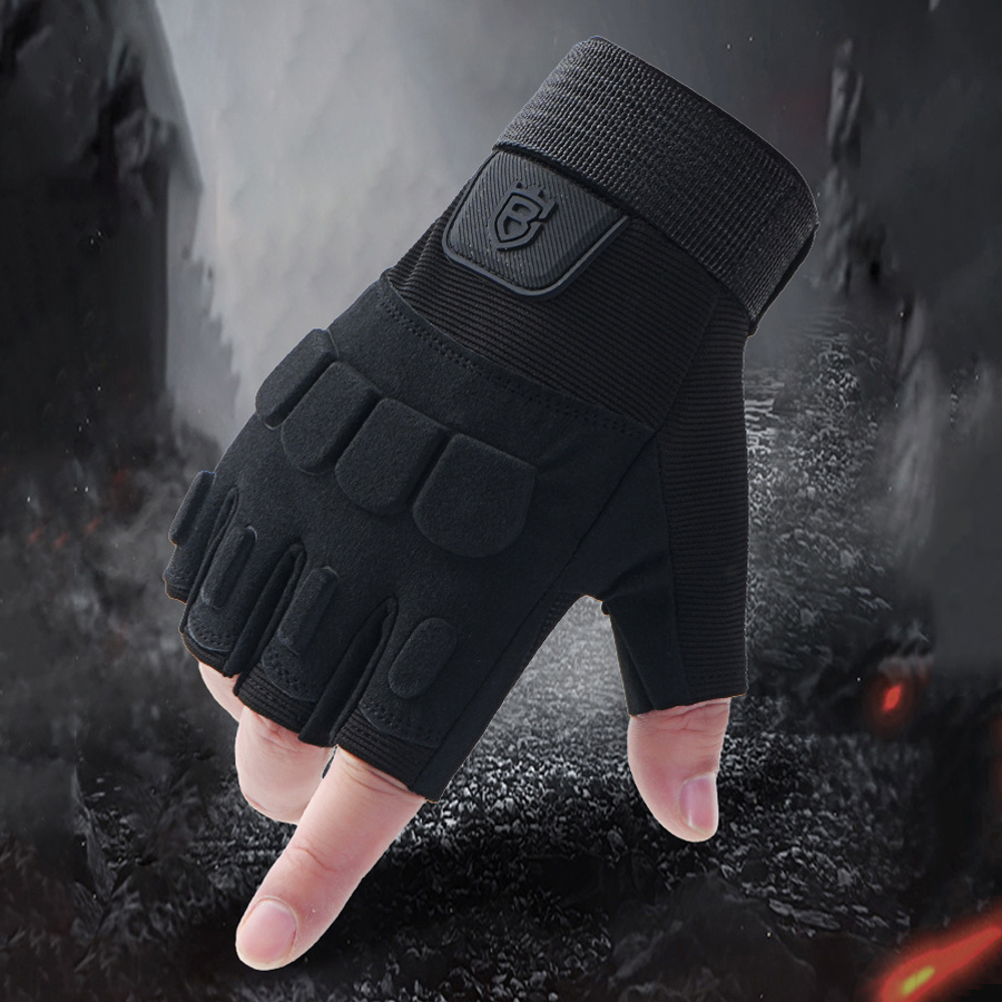 Sports Equipment With Names - Hunting Training Gloves Half Finger Gloves