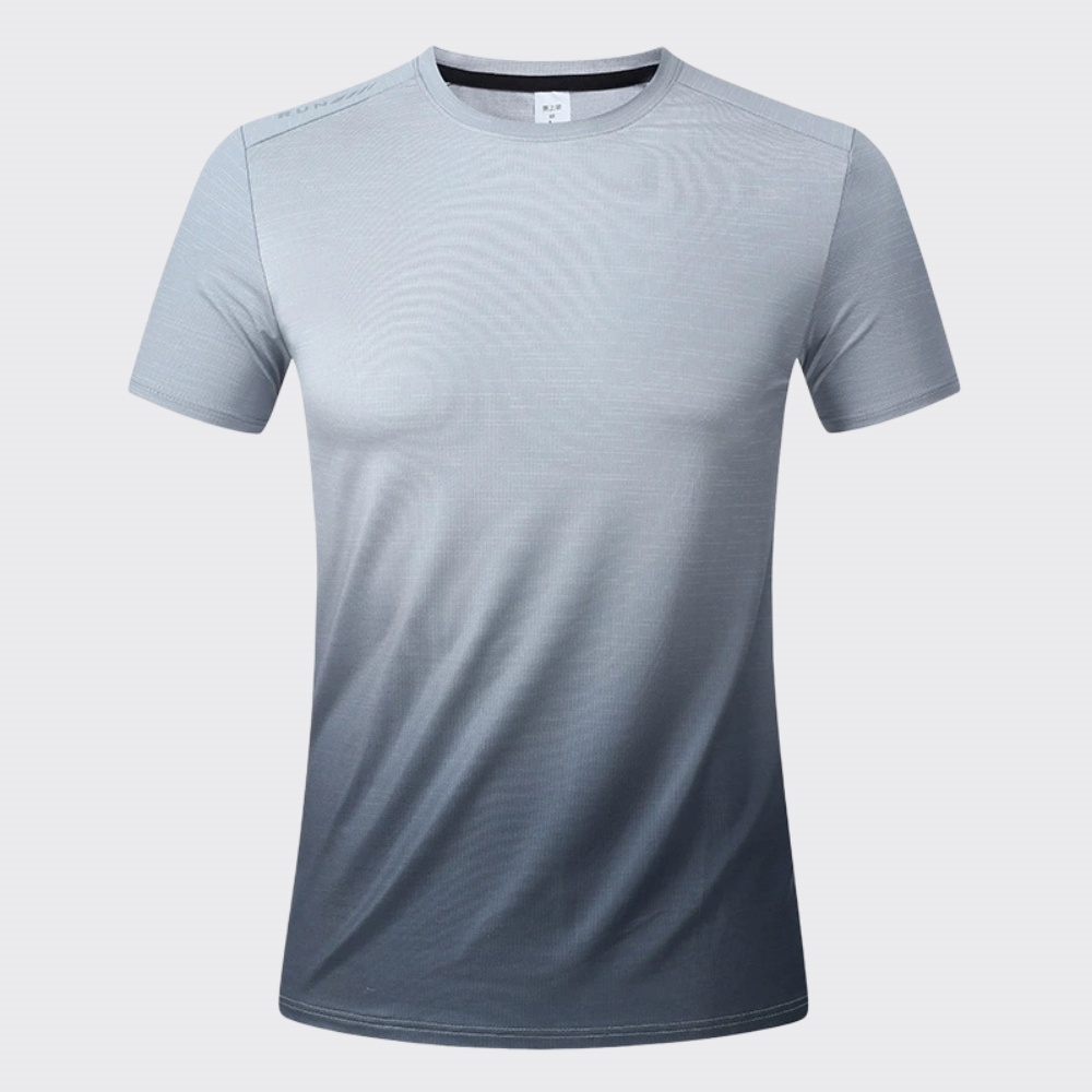 Sports Equipment Logo - Men's Fitness Running T-Shirt Gym Sports