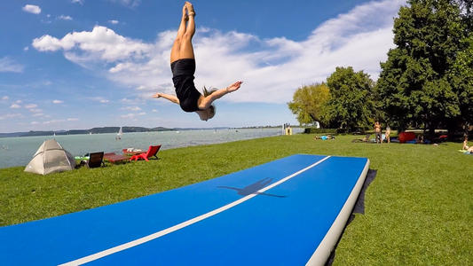 Hot Sale 4x2M Size Inflatable  - Tumbling Air Track 评论和价格