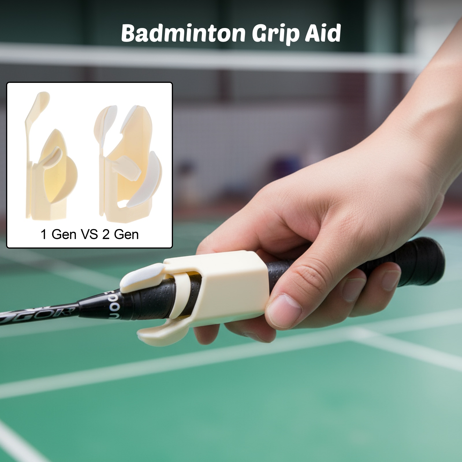 Badminton Grip Aid Posture Cor - Sports Equipment Badminton 评论和价格