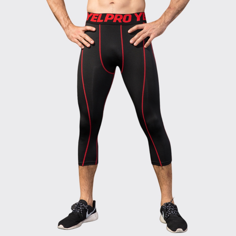 Men Compression Fitness Leggin - Sports Equipment Logo 评论和价格