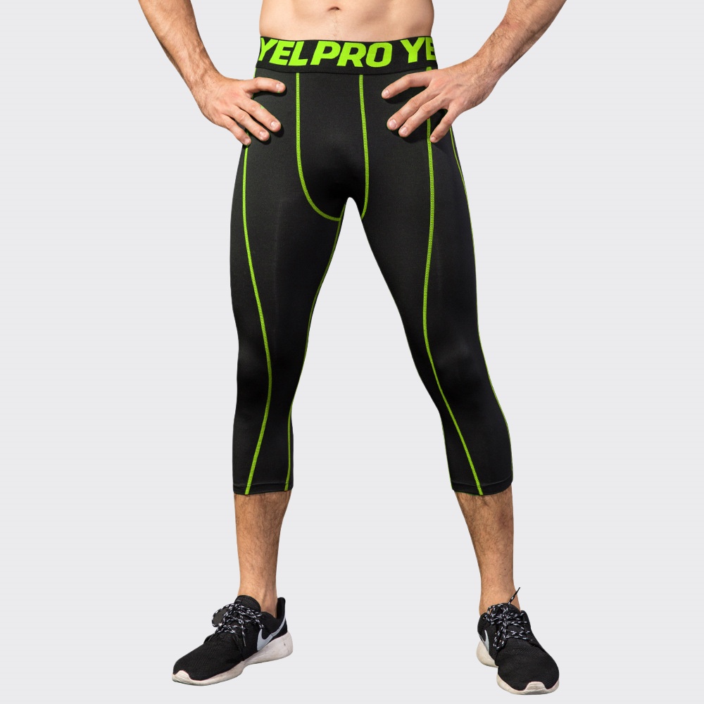 Men Compression Fitness Leggin - Sports Equipment Logo 评论和价格