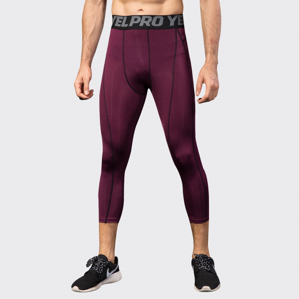 Men Compression Fitness Leggin - Sports Equipment Logo 评论和价格