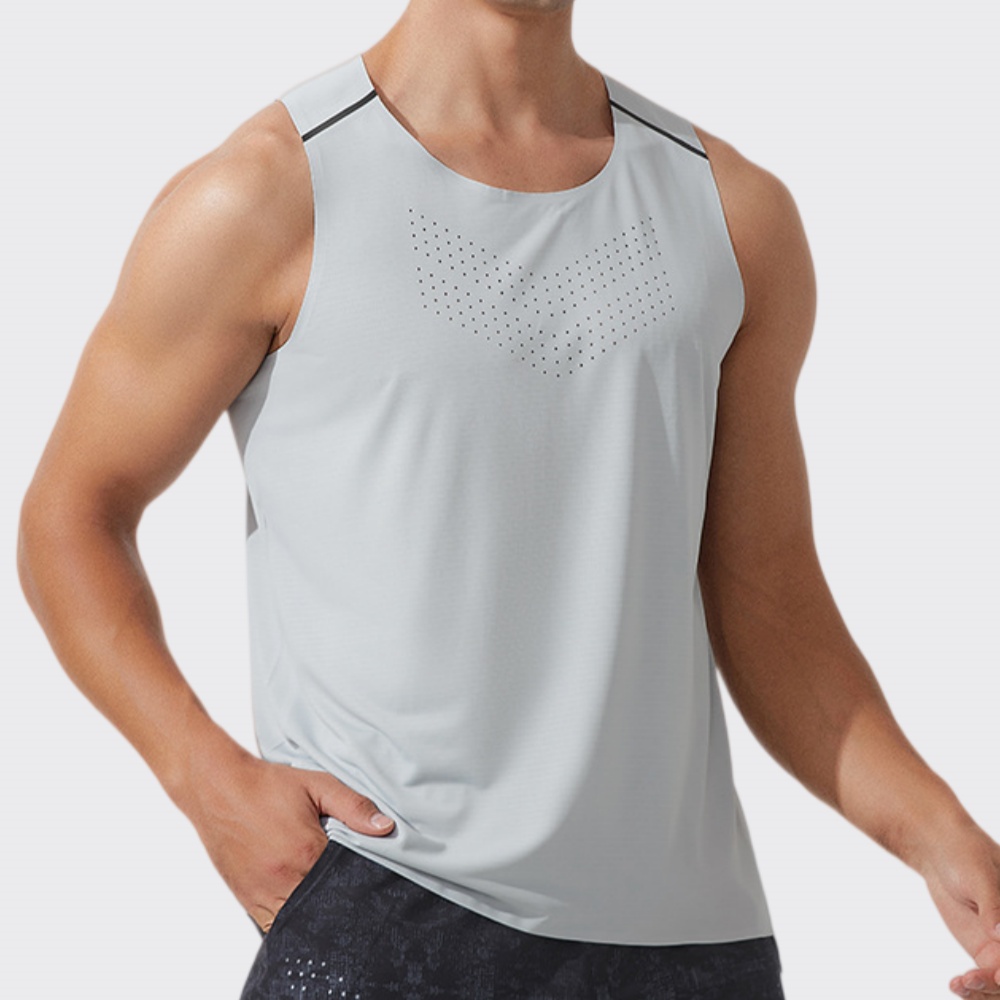 Men Gym Vest Quick Dry Running - Sports Equipment Logo 评论和价格