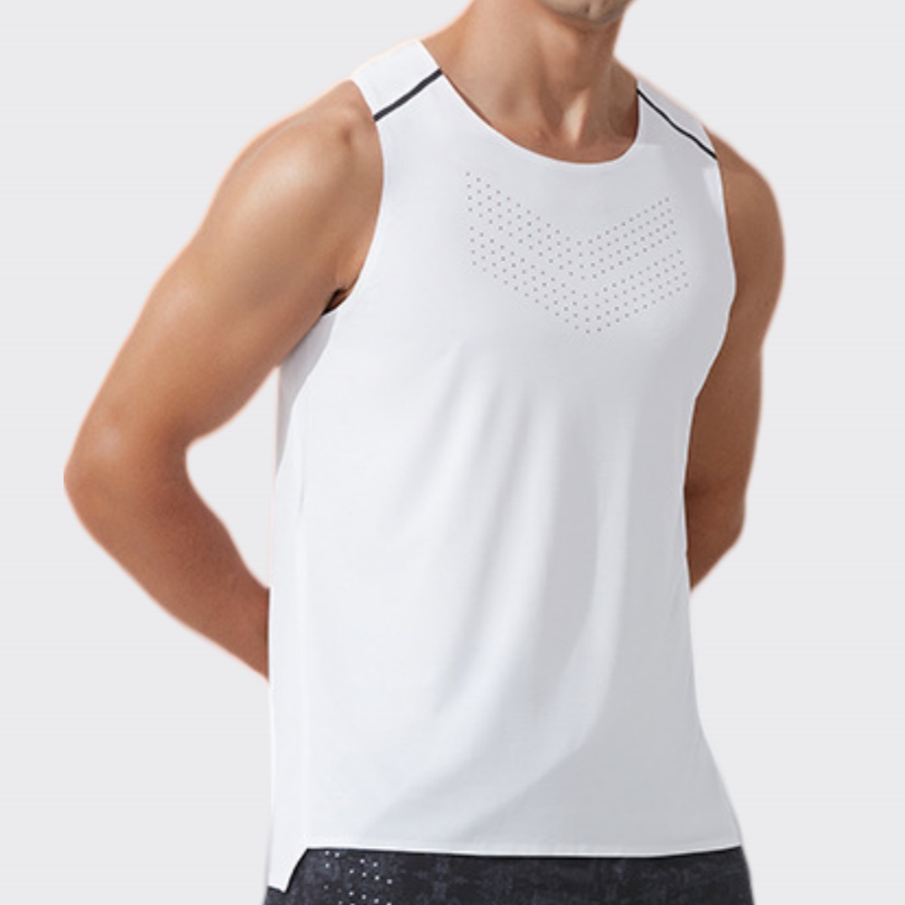 Men Gym Vest Quick Dry Running - Sports Equipment Logo 评论和价格