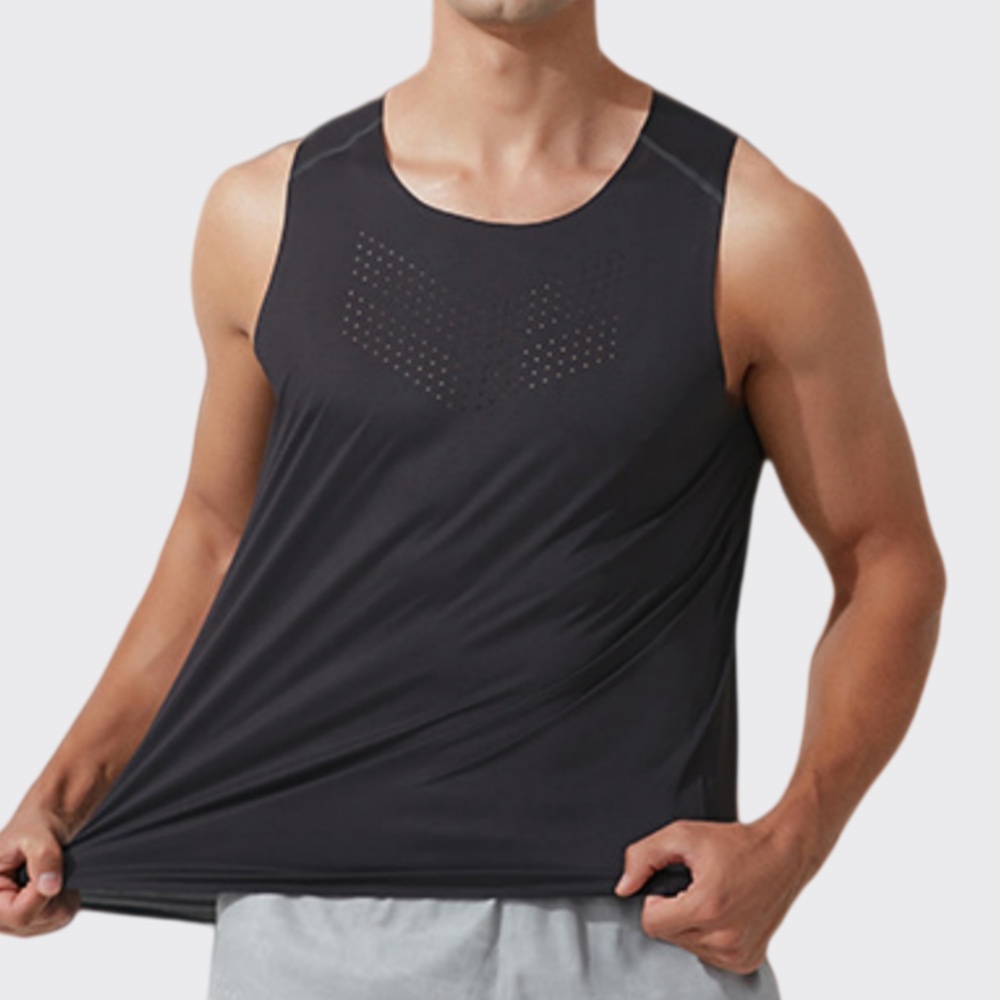 Men Gym Vest Quick Dry Running - Sports Equipment Logo 评论和价格