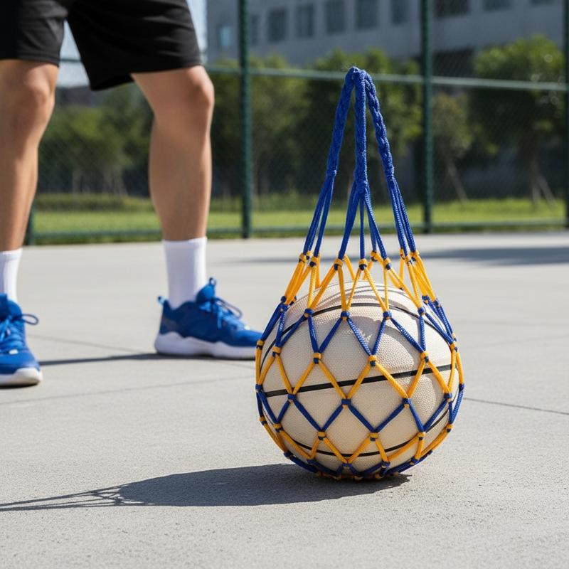 [F] Football Net Bag Nylon Bol - Sports Equipment Volleyball 评论和价格