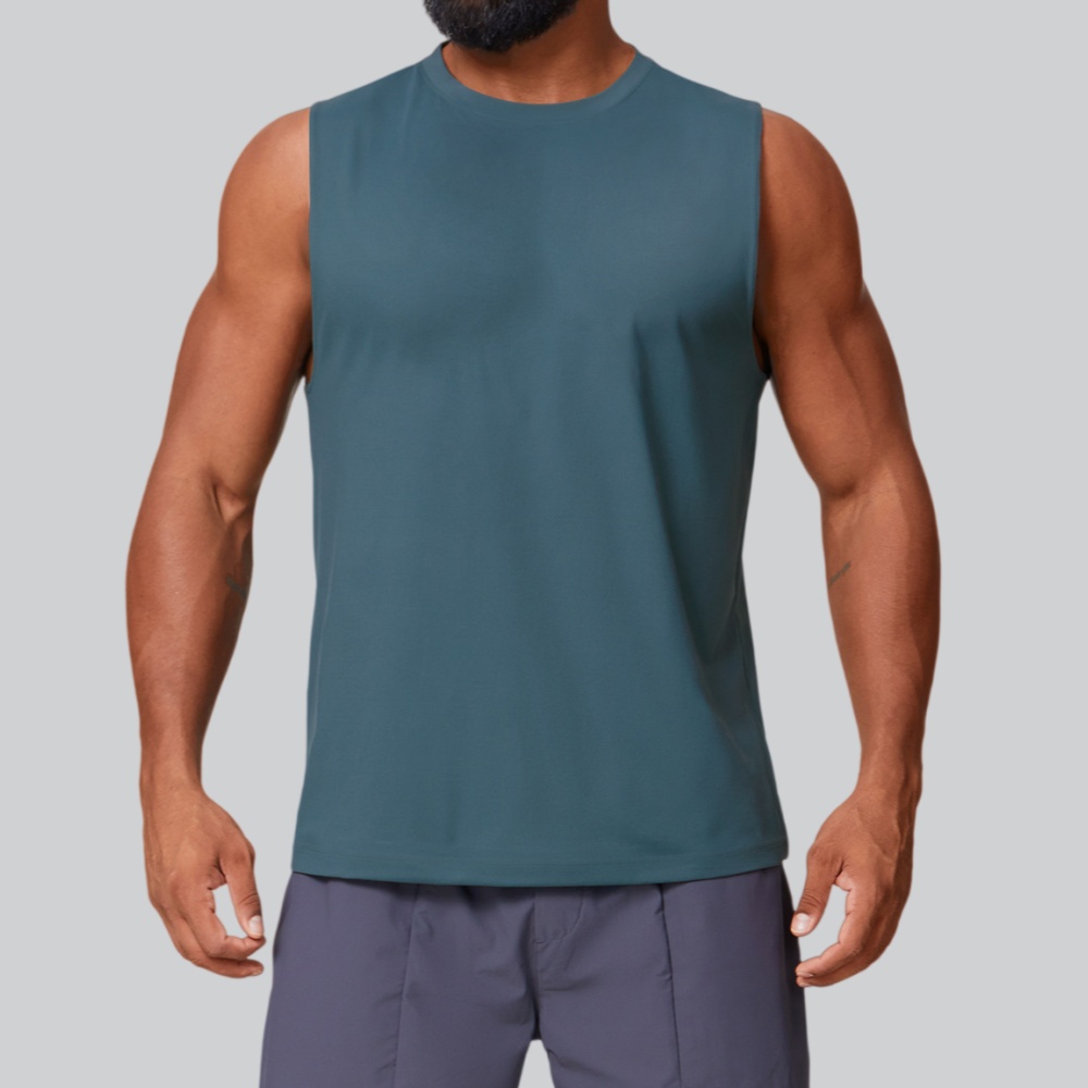 Men's Fitness Tank Tops Summer - Sports Equipment Logo 评论和价格