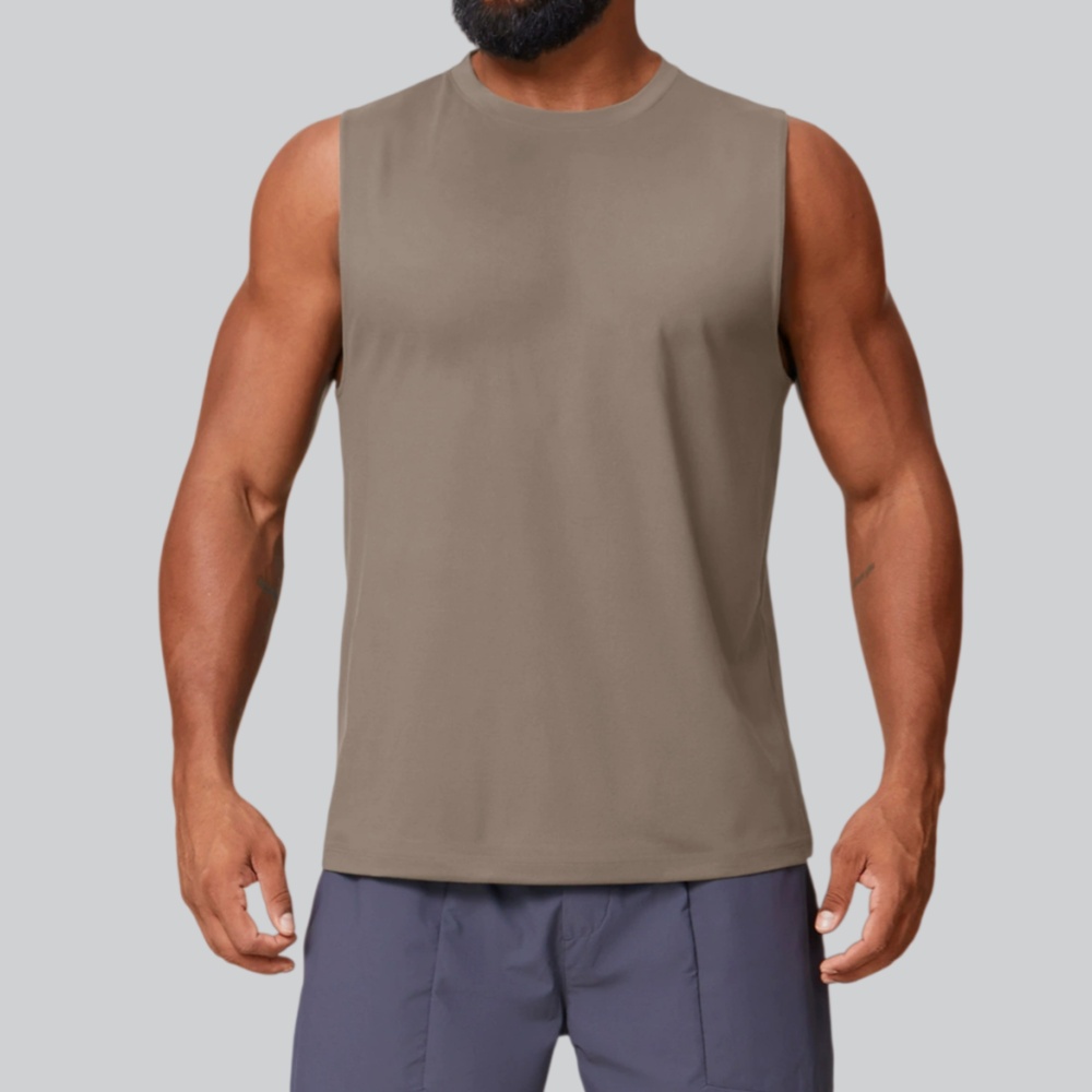 Men's Fitness Tank Tops Summer - Sports Equipment Logo 评论和价格