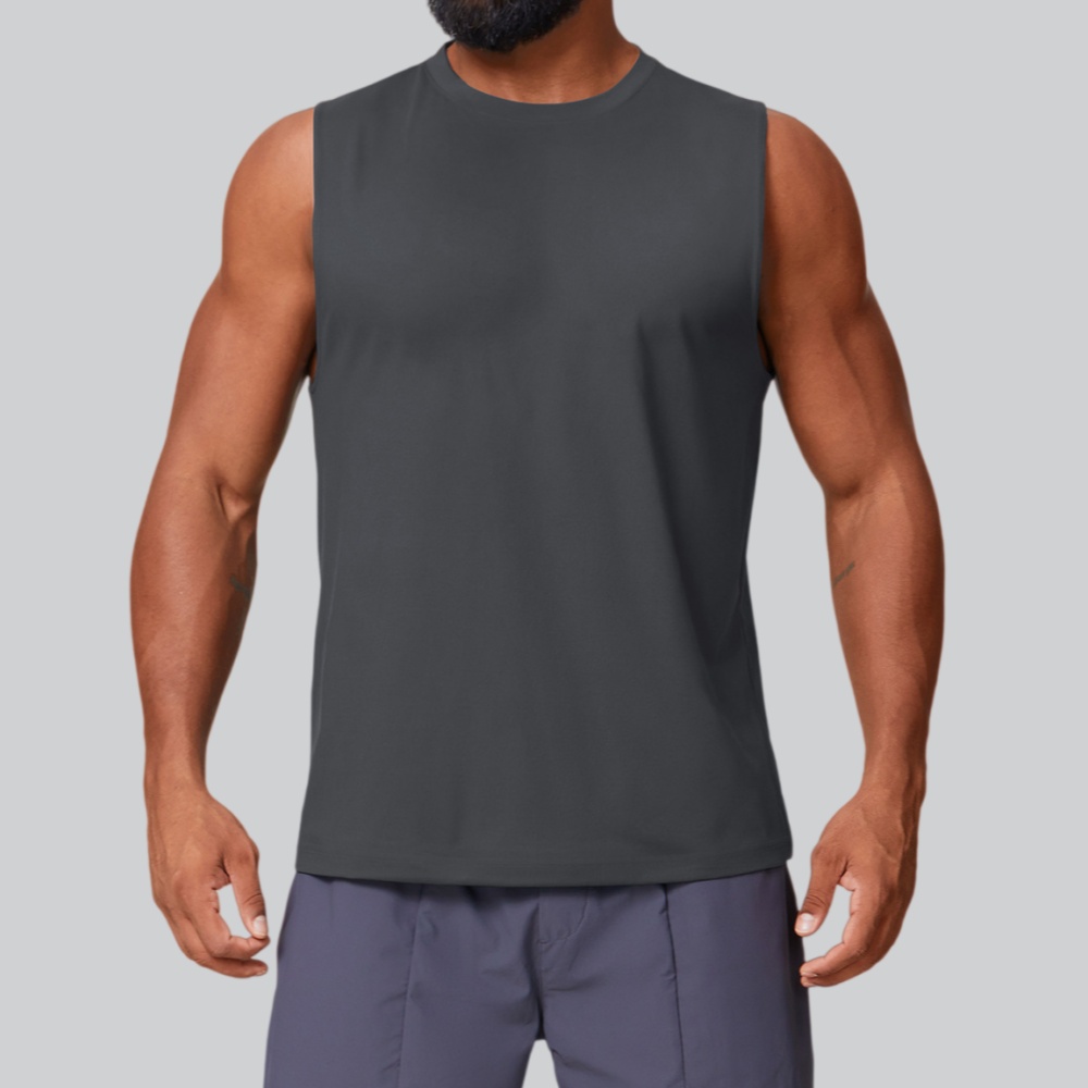 Men's Fitness Tank Tops Summer - Sports Equipment Logo 评论和价格