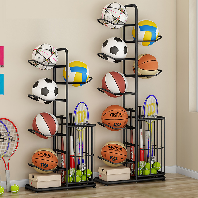 Sports Ball Storage Rack Baske - Sports Equipment Volleyball 评论和价格