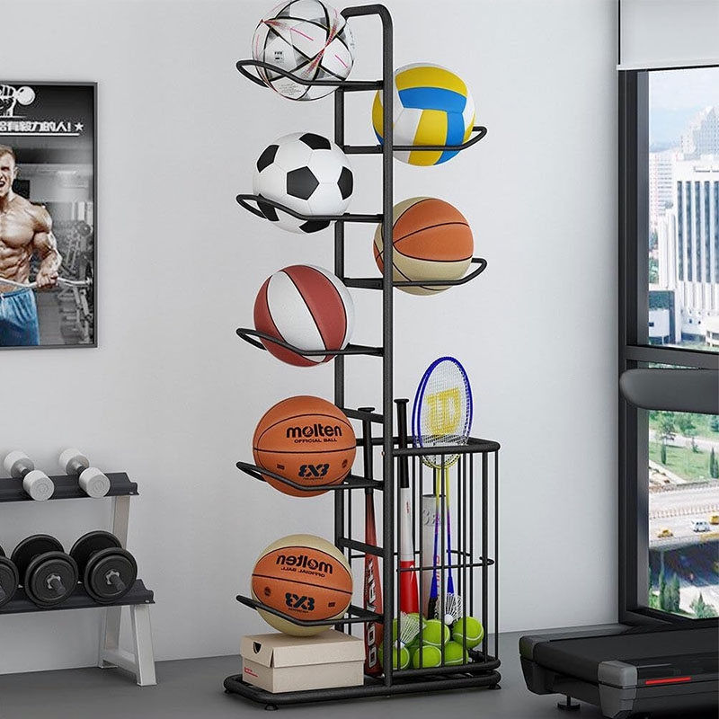 Sports Ball Storage Rack Baske - Sports Equipment Volleyball 评论和价格