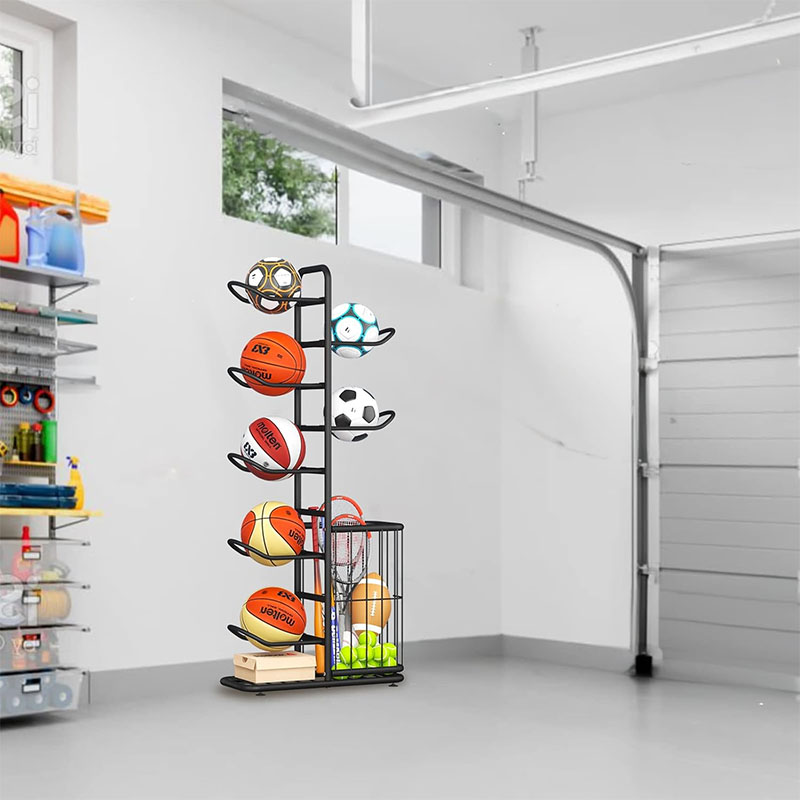 Sports Ball Storage Rack Baske - Sports Equipment Volleyball 评论和价格
